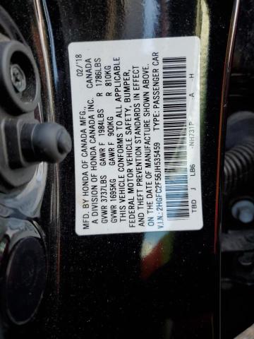 Photo 11 VIN: 2HGFC2F56JH535459 - HONDA CIVIC LX 