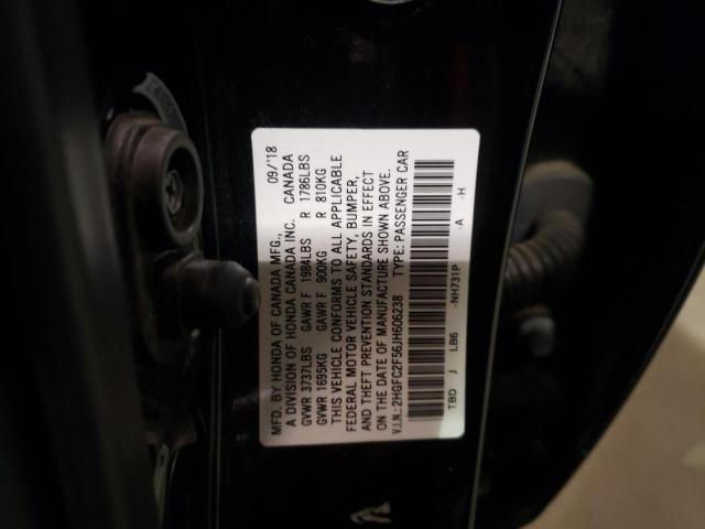 Photo 11 VIN: 2HGFC2F56JH606238 - HONDA CIVIC LX 