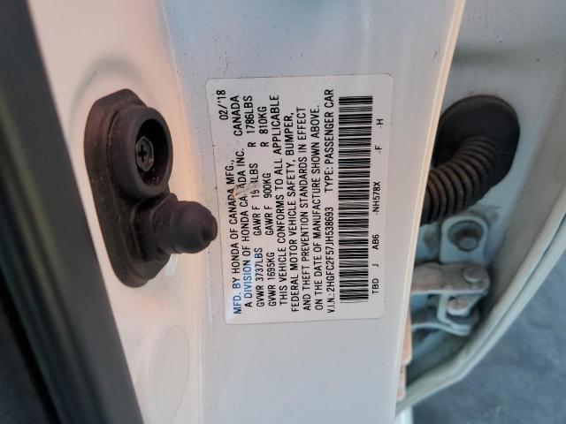 Photo 11 VIN: 2HGFC2F57JH538693 - HONDA CIVIC LX 