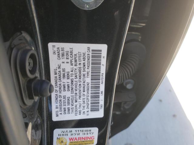 Photo 11 VIN: 2HGFC2F57JH560242 - HONDA CIVIC 