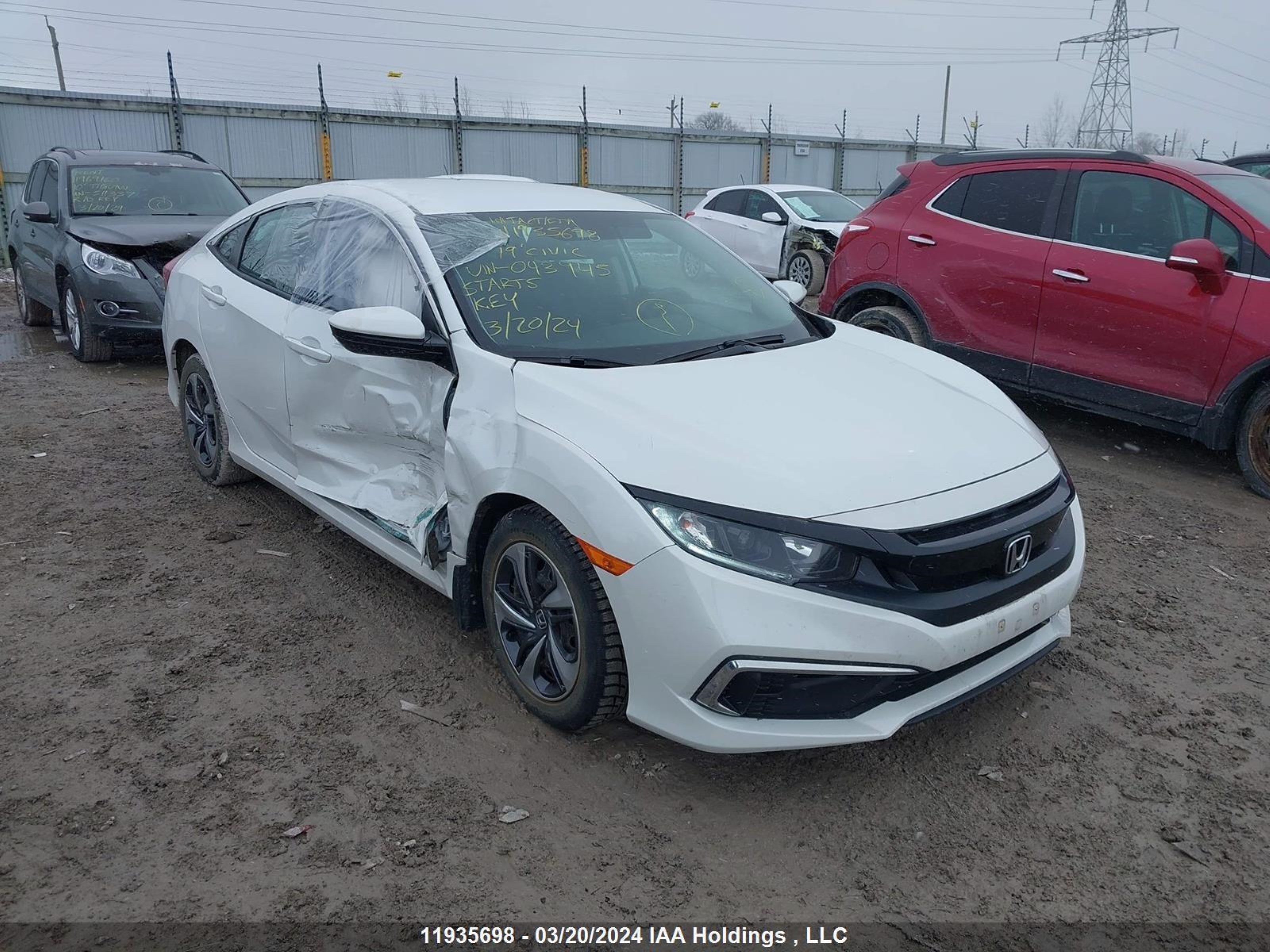 Photo 16 VIN: 2HGFC2F57KH043945 - HONDA CIVIC 