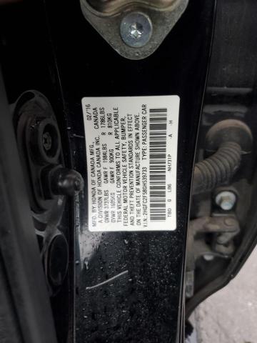 Photo 11 VIN: 2HGFC2F58GH539733 - HONDA CIVIC LX 