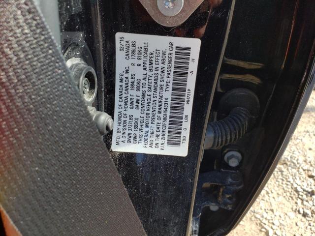 Photo 11 VIN: 2HGFC2F58GH543314 - HONDA CIVIC LX 