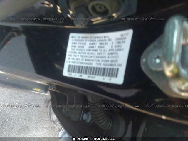 Photo 8 VIN: 2HGFC2F58HH543265 - HONDA CIVIC SEDAN 