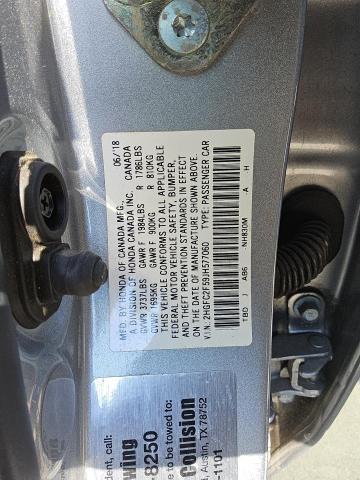 Photo 12 VIN: 2HGFC2F59JH577060 - HONDA CIVIC LX 