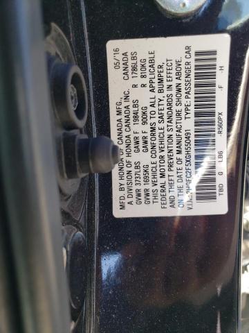 Photo 11 VIN: 2HGFC2F5XGH550491 - HONDA CIVIC LX 