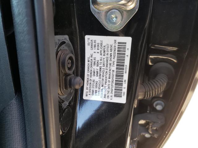 Photo 9 VIN: 2HGFC2F5XGH552158 - HONDA CIVIC LX 