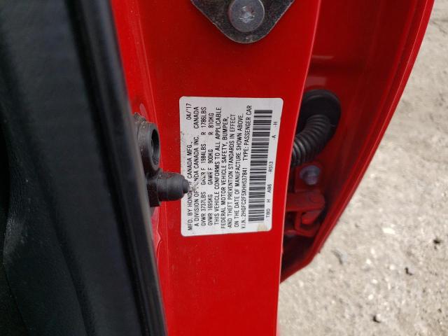 Photo 9 VIN: 2HGFC2F5XHH537841 - HONDA CIVIC LX 