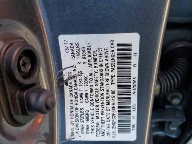 Photo 11 VIN: 2HGFC2F5XHH545180 - HONDA CIVIC 