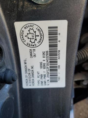 Photo 11 VIN: 2HGFC2F5XJH032906 - HONDA CIVIC 