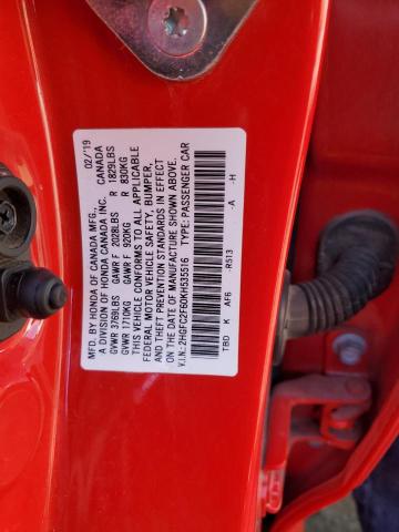 Photo 12 VIN: 2HGFC2F60KH535516 - HONDA CIVIC 