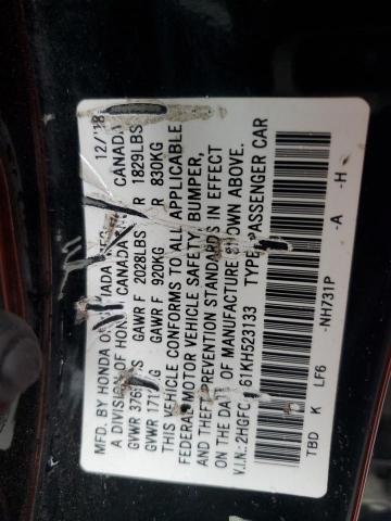 Photo 11 VIN: 2HGFC2F61KH523133 - HONDA CIVIC 