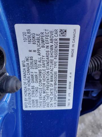 Photo 11 VIN: 2HGFC2F61MH506285 - HONDA CIVIC LX 