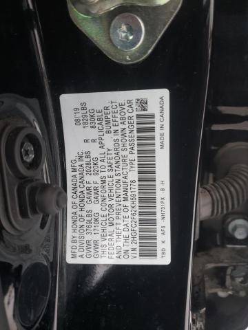 Photo 11 VIN: 2HGFC2F62KH591778 - HONDA CIVIC LX 