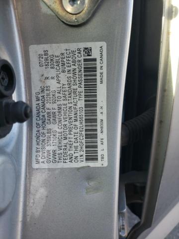 Photo 11 VIN: 2HGFC2F62LH565103 - HONDA CIVIC LX 