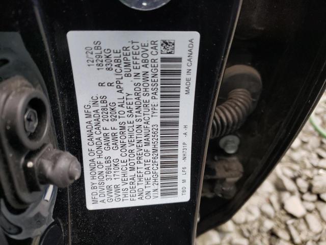 Photo 11 VIN: 2HGFC2F62MH525623 - HONDA CIVIC LX 