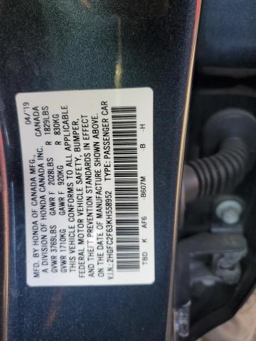 Photo 11 VIN: 2HGFC2F63KH558952 - HONDA CIVIC LX 