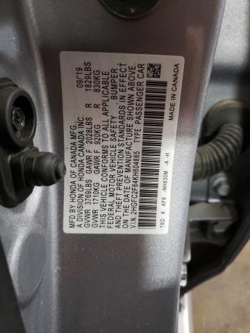 Photo 9 VIN: 2HGFC2F64KH604885 - HONDA CIVIC LX 