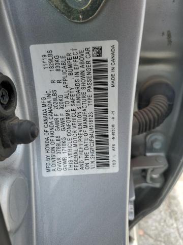 Photo 12 VIN: 2HGFC2F64LH518123 - HONDA CIVIC 