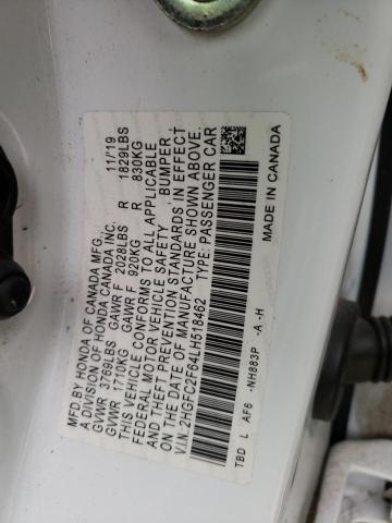 Photo 11 VIN: 2HGFC2F64LH518462 - HONDA CIVIC LX 