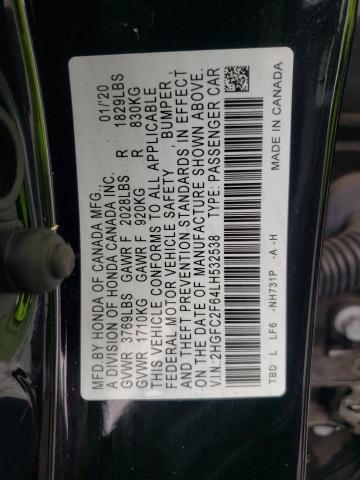 Photo 11 VIN: 2HGFC2F64LH532538 - HONDA CIVIC LX 