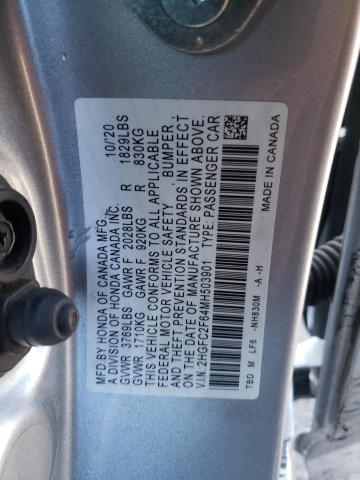 Photo 11 VIN: 2HGFC2F64MH503901 - HONDA CIVIC 