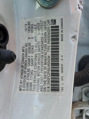 Photo 11 VIN: 2HGFC2F65LH504294 - HONDA CIVIC LX 