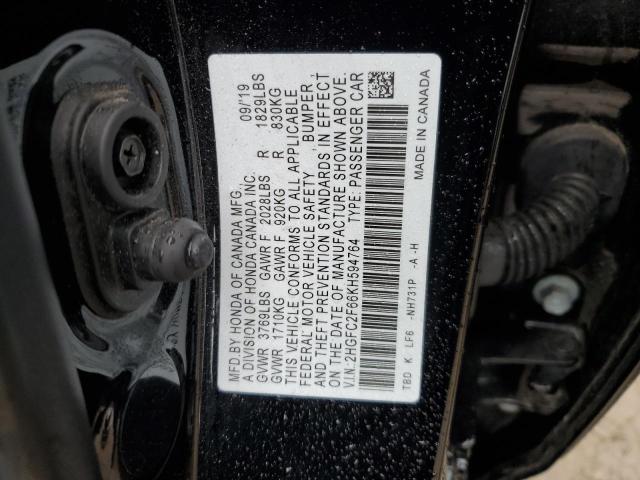 Photo 11 VIN: 2HGFC2F66KH594764 - HONDA CIVIC 