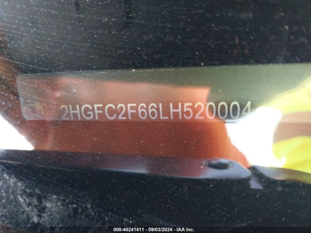 Photo 8 VIN: 2HGFC2F66LH520004 - HONDA CIVIC 