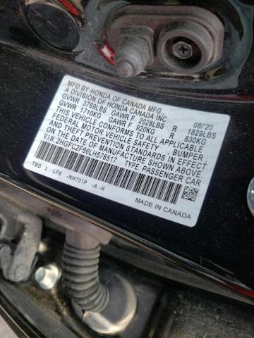 Photo 9 VIN: 2HGFC2F66LH578517 - HONDA CIVIC LX 