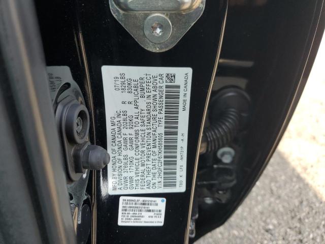 Photo 11 VIN: 2HGFC2F67KH585605 - HONDA CIVIC LX 