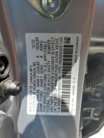 Photo 11 VIN: 2HGFC2F67MH501186 - HONDA CIVIC LX 