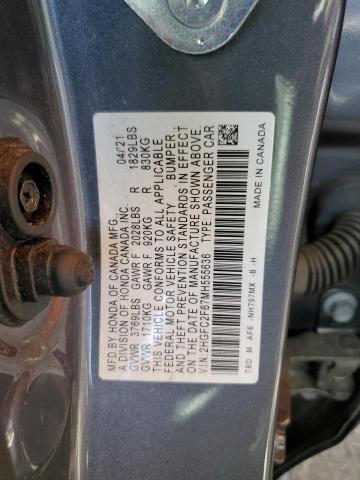 Photo 11 VIN: 2HGFC2F67MH555636 - HONDA CIVIC LX 