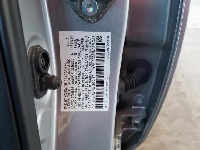 Photo 11 VIN: 2HGFC2F68LH501471 - HONDA CIVIC LX 