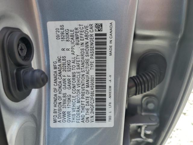 Photo 11 VIN: 2HGFC2F68LH590801 - HONDA CIVIC LX 