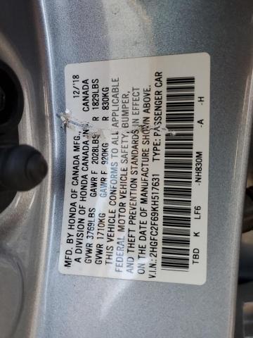 Photo 11 VIN: 2HGFC2F69KH517631 - HONDA CIVIC 