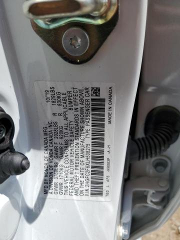 Photo 11 VIN: 2HGFC2F6XLH508275 - HONDA CIVIC LX 