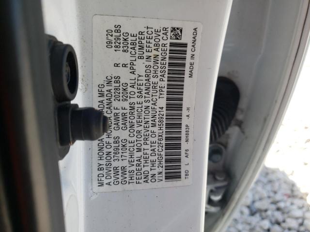 Photo 11 VIN: 2HGFC2F6XLH589214 - HONDA CIVIC LX 