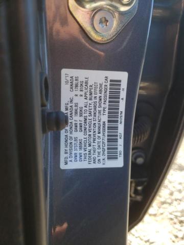 Photo 11 VIN: 2HGFC2F71JH500684 - HONDA CIVIC EX 