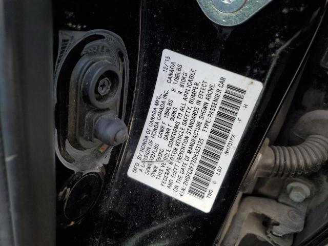 Photo 11 VIN: 2HGFC2F72GH523125 - HONDA CIVIC 