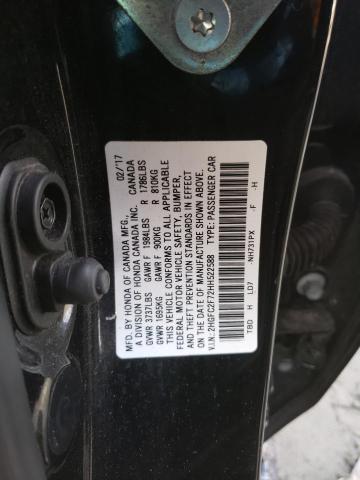 Photo 11 VIN: 2HGFC2F72HH522588 - HONDA CIVIC EX 