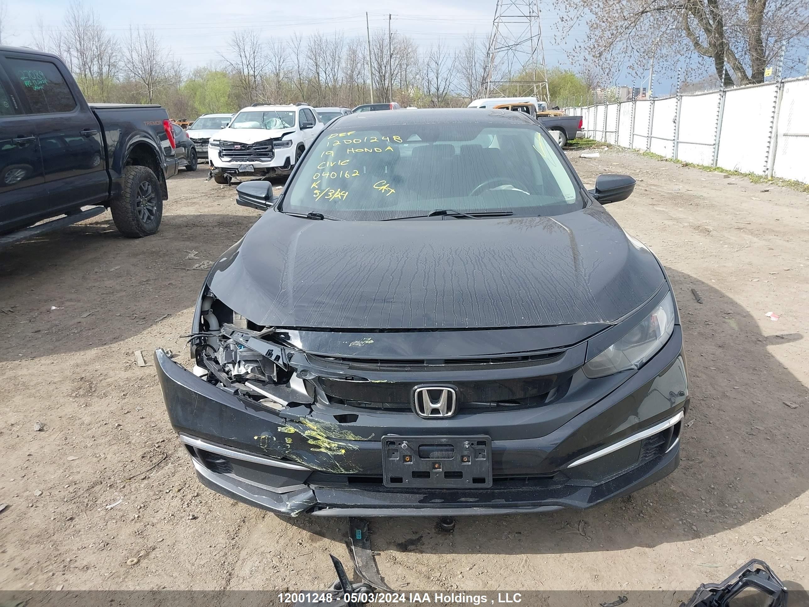 Photo 12 VIN: 2HGFC2F72KH040162 - HONDA CIVIC 