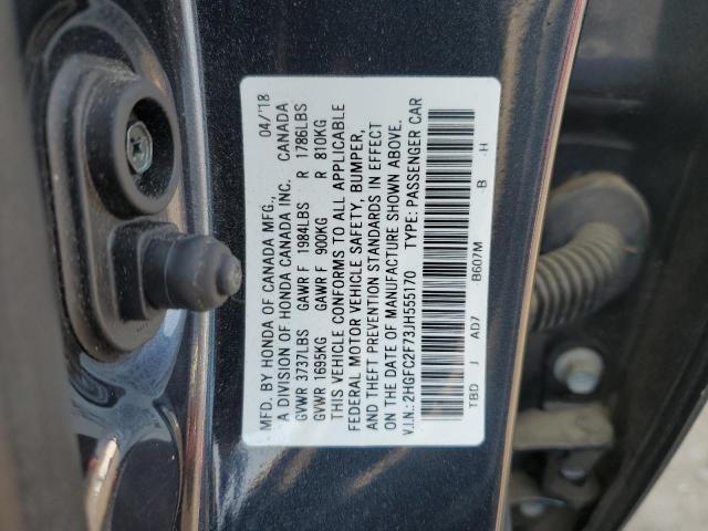 Photo 11 VIN: 2HGFC2F73JH555170 - HONDA CIVIC 