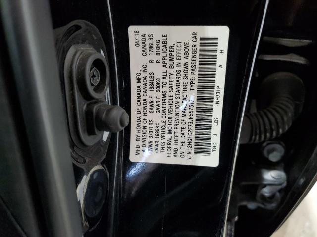 Photo 11 VIN: 2HGFC2F73JH557517 - HONDA CIVIC 