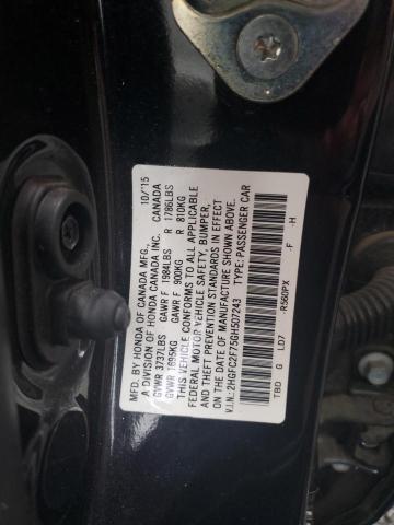 Photo 11 VIN: 2HGFC2F75GH507243 - HONDA CIVIC 