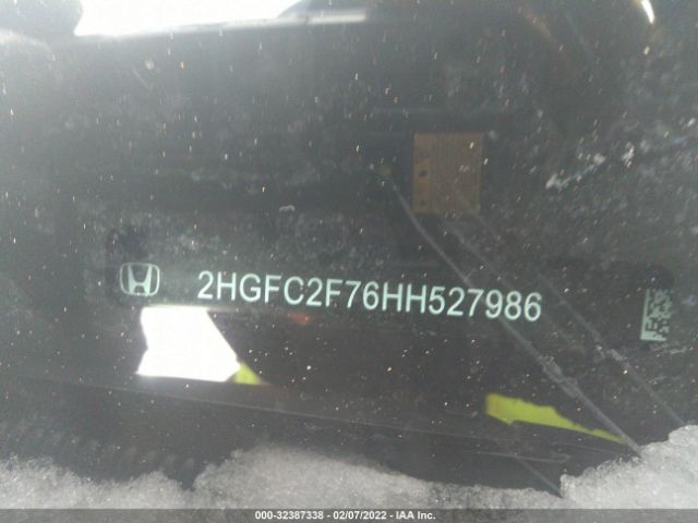 Photo 8 VIN: 2HGFC2F76HH527986 - HONDA CIVIC SEDAN 