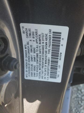 Photo 11 VIN: 2HGFC2F77JH593811 - HONDA CIVIC 