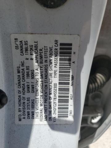 Photo 11 VIN: 2HGFC2F78JH552300 - HONDA CIVIC 