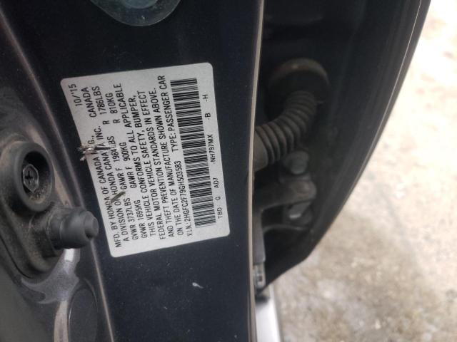 Photo 9 VIN: 2HGFC2F79GH503583 - HONDA CIVIC EX 