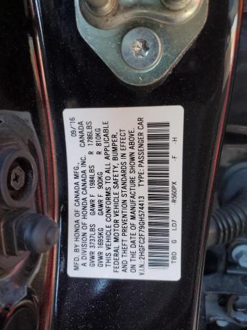 Photo 11 VIN: 2HGFC2F79GH574413 - HONDA CIVIC 